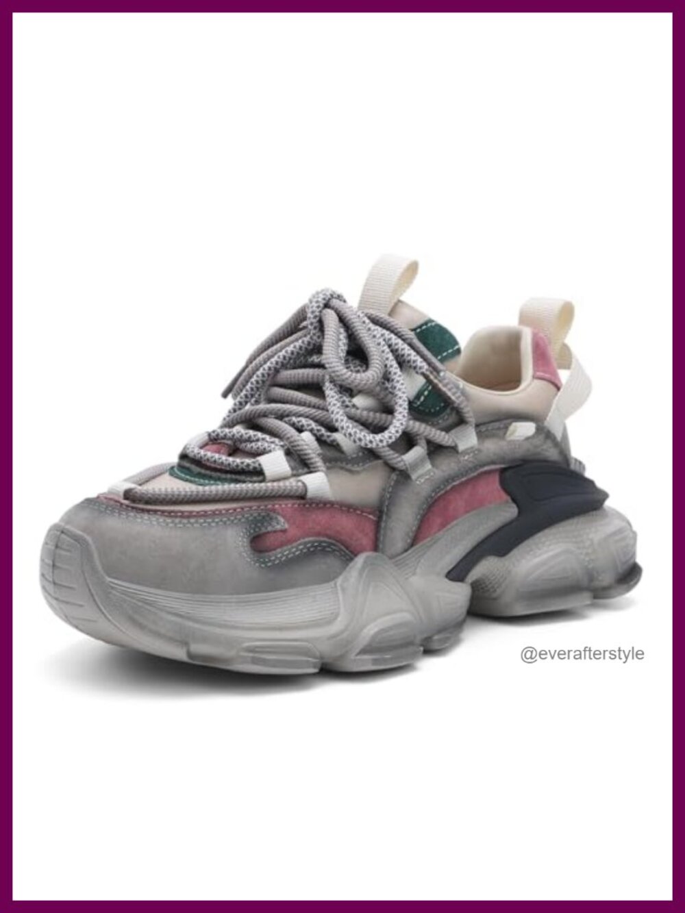 Chunky Fashion Sneakers Casual Dad Shoes